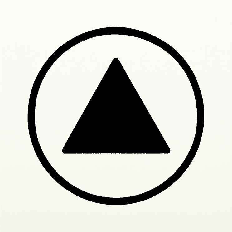 A black triangle in a circle

AI-generated content may be incorrect.