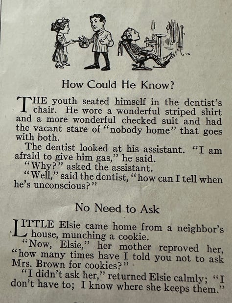 Examples of writing in the magazines
