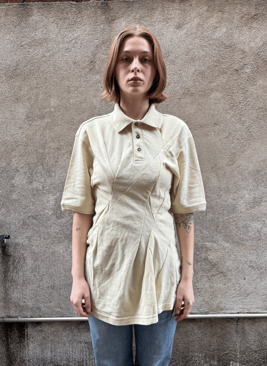 Image 1 of Diamond Polo Pale Yellow