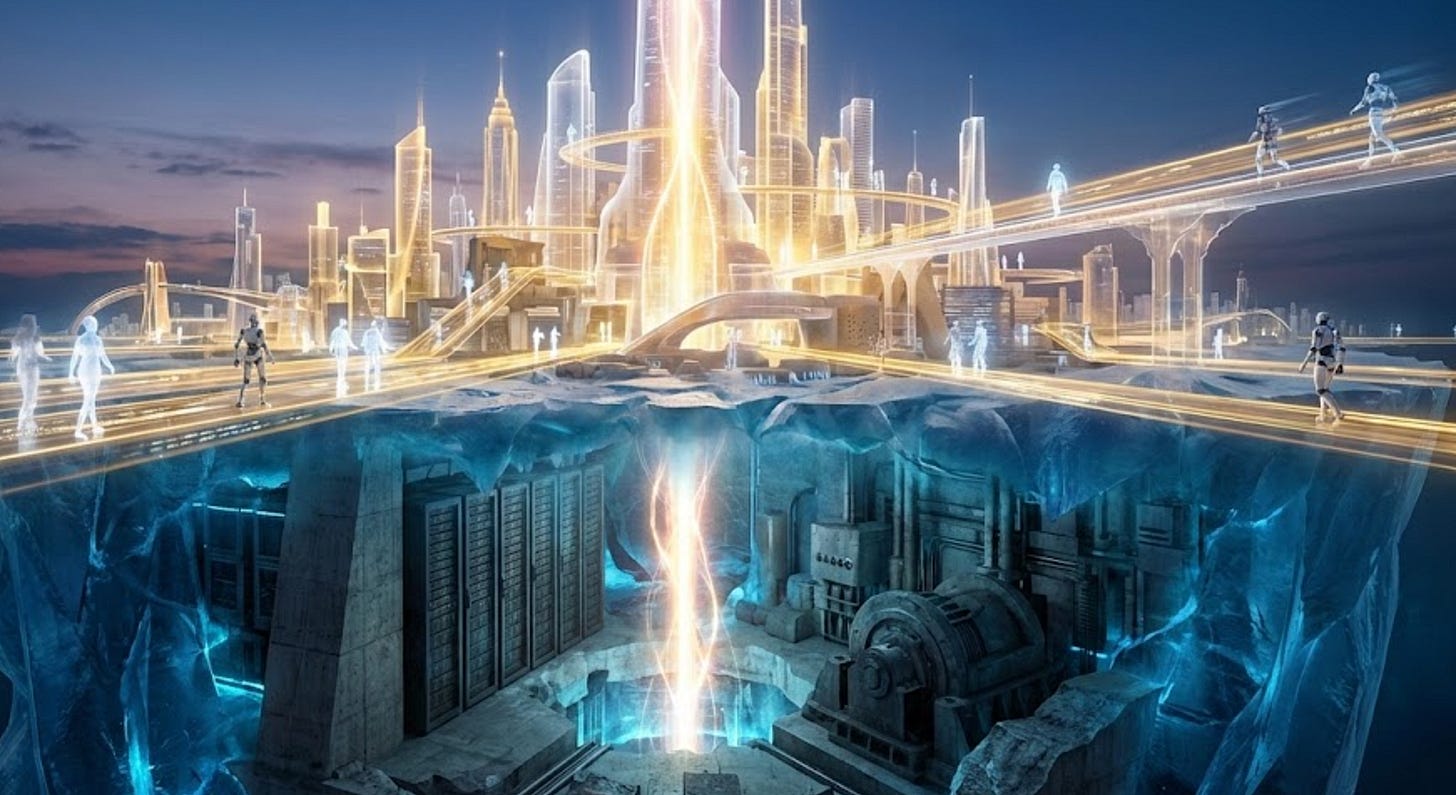 The floor is frozen. What can be built on top?