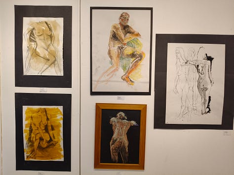 sketches of a life model
