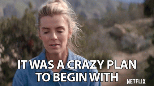 It Was A Crazy Plan To Begin With Ridiculous Idea GIF - It Was A Crazy Plan To Begin With Ridiculous Idea Bad Plan GIFs