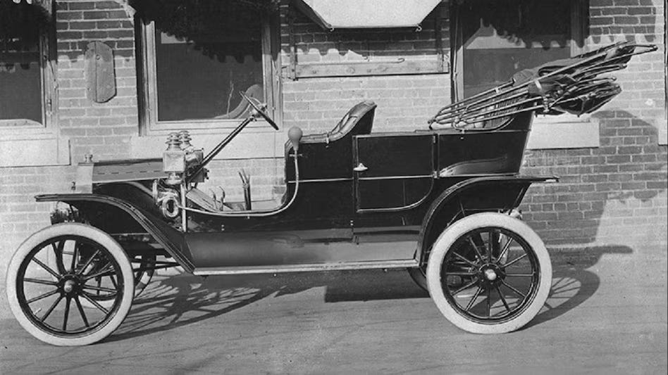 Early motor car in India before independence