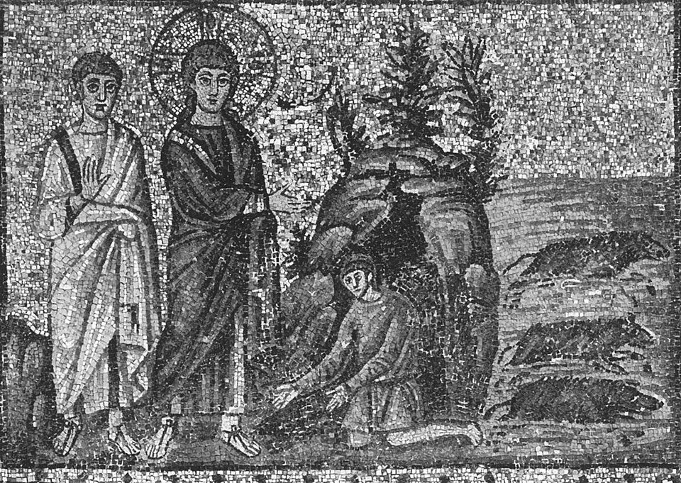 File:Sant Apollinare Nuovo - Healing of the demon-possessed.jpg