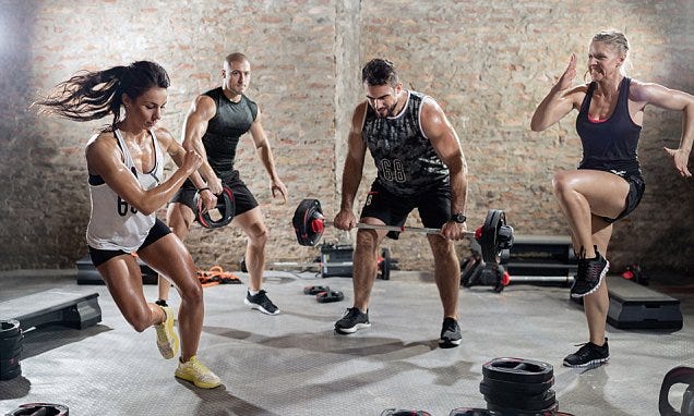 Gym activity workout