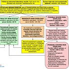 Clinical-Laboratory Assessment of Chronic Pain (3) IRON DEFICIENCY vs IRON OVERLOAD flow diagram, management