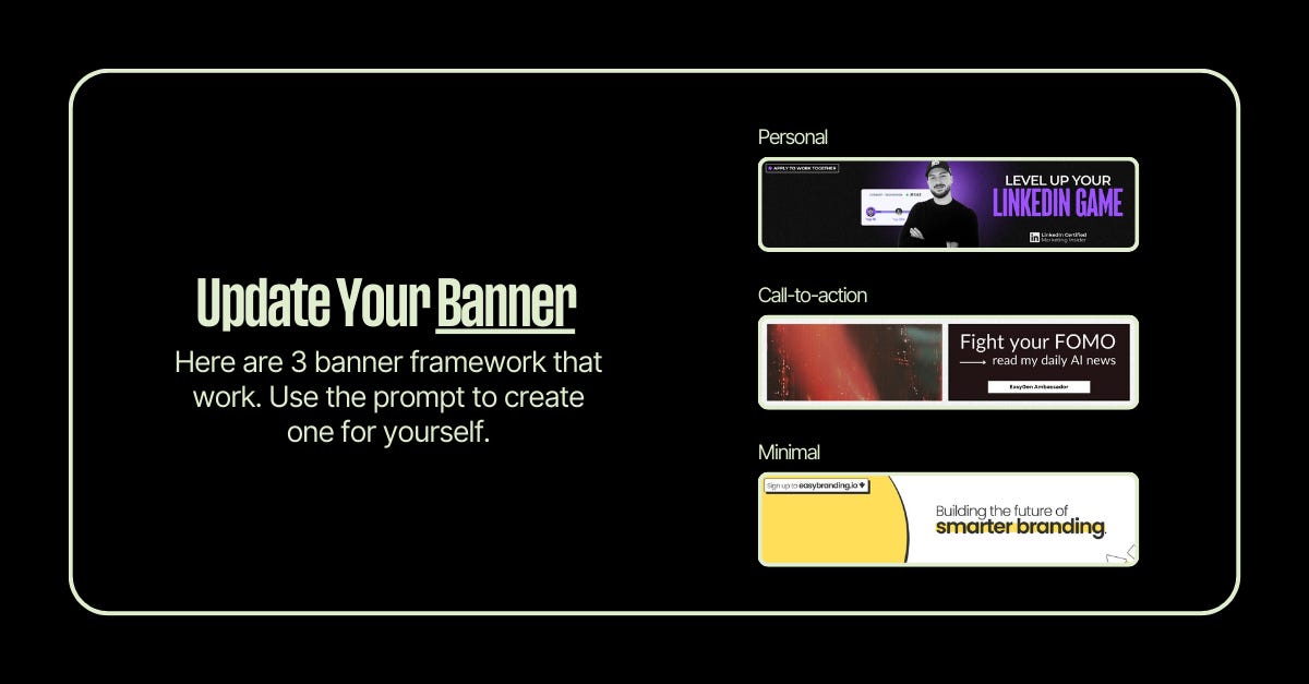 Profile Prompt 5 Prompts To 10x Your LinkedIn Profile - by MJ Jaindl