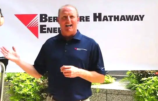 Greg Abel, CEO Berkshire Hathaway, background in energy and geothermal power Greg Abel, CEO Berkshire Hathaway, background in energy and geothermal power