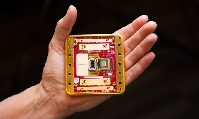 Microsoft unveils chip it says could bring quantum computing within years |  Computing | The Guardian