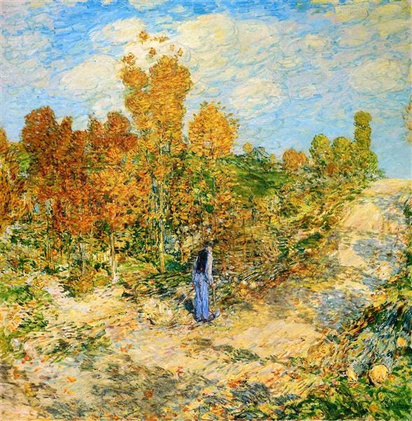 New England Road, 1902 - Childe Hassam - WikiArt.org