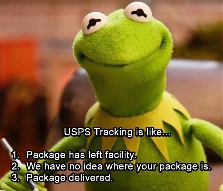USPS is great, their tracking system not so much - memes post - Imgur