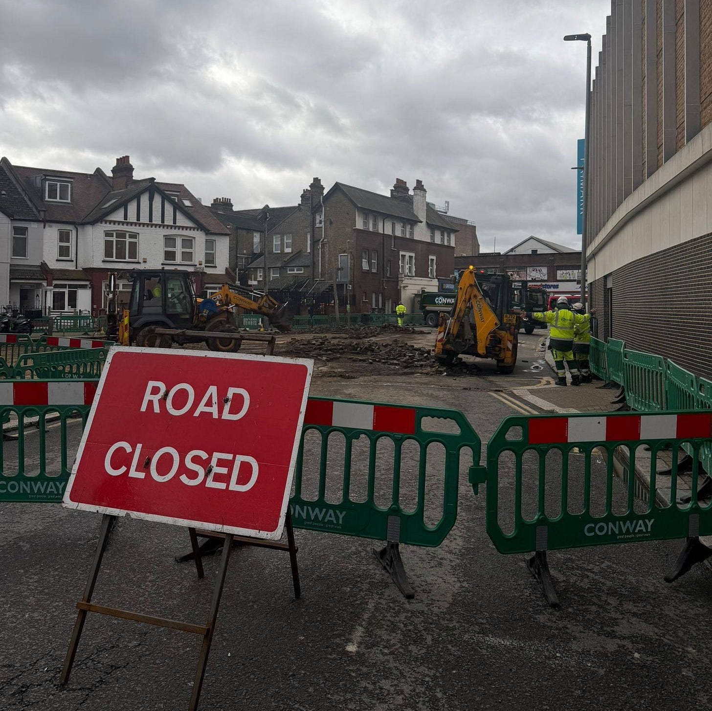 May be an image of road and text