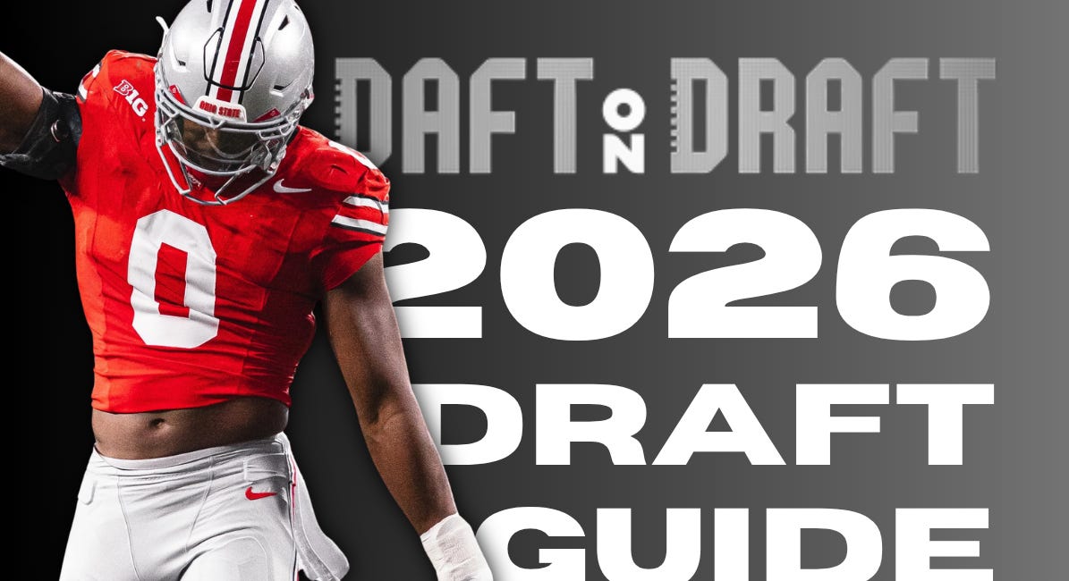 Daft on Draft 2026 NFL Draft Guide is here!