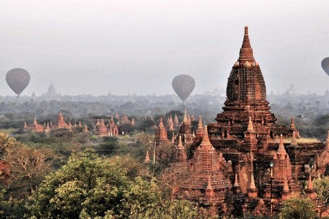 BURMA: Bagan belly