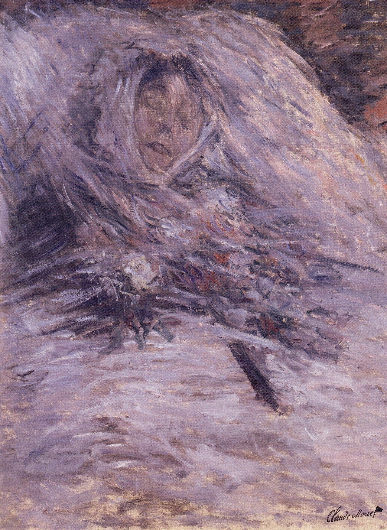 Monet Camille on her deathbed Monet Camille on her deathbed