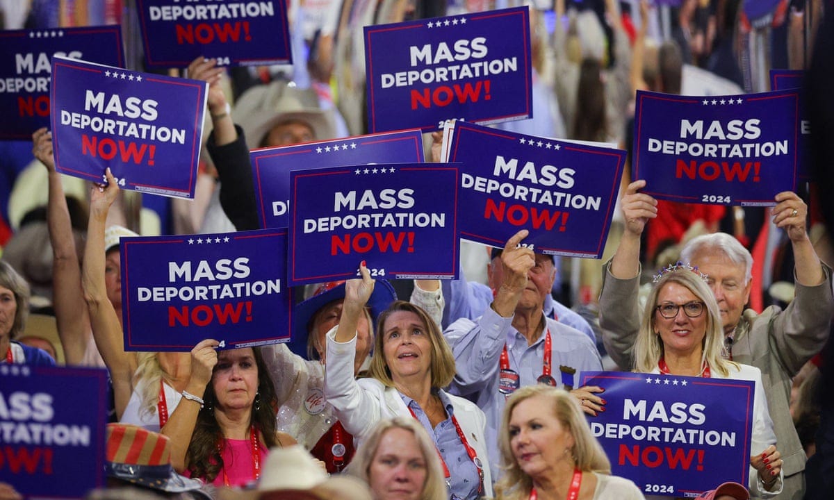 Republicans cheer for 'mass deportation' – a dark new chapter in America's  history of othering 'them' | Jeff Yang | The Guardian