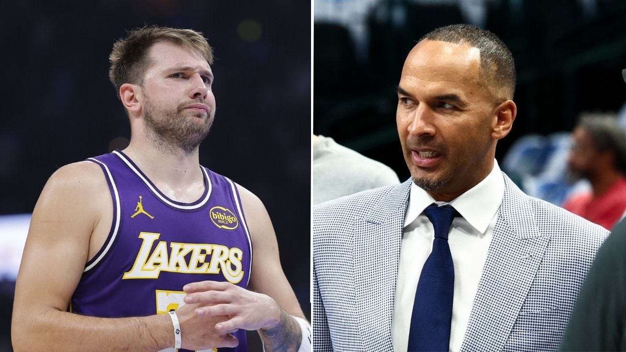 Luka Doncic Reacts To Mavericks Firing Nico Harrison As Lakers Suffer Blowout Loss To Thunder - Fadeaway World Luka Doncic Reacts To Mavericks Firing Nico Harrison As Lakers Suffer Blowout Loss To Thunder - Fadeaway World