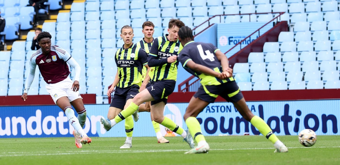 Aston Villa lift the FA Youth Cup with a 3-1 win over Manchester City at Villa Park