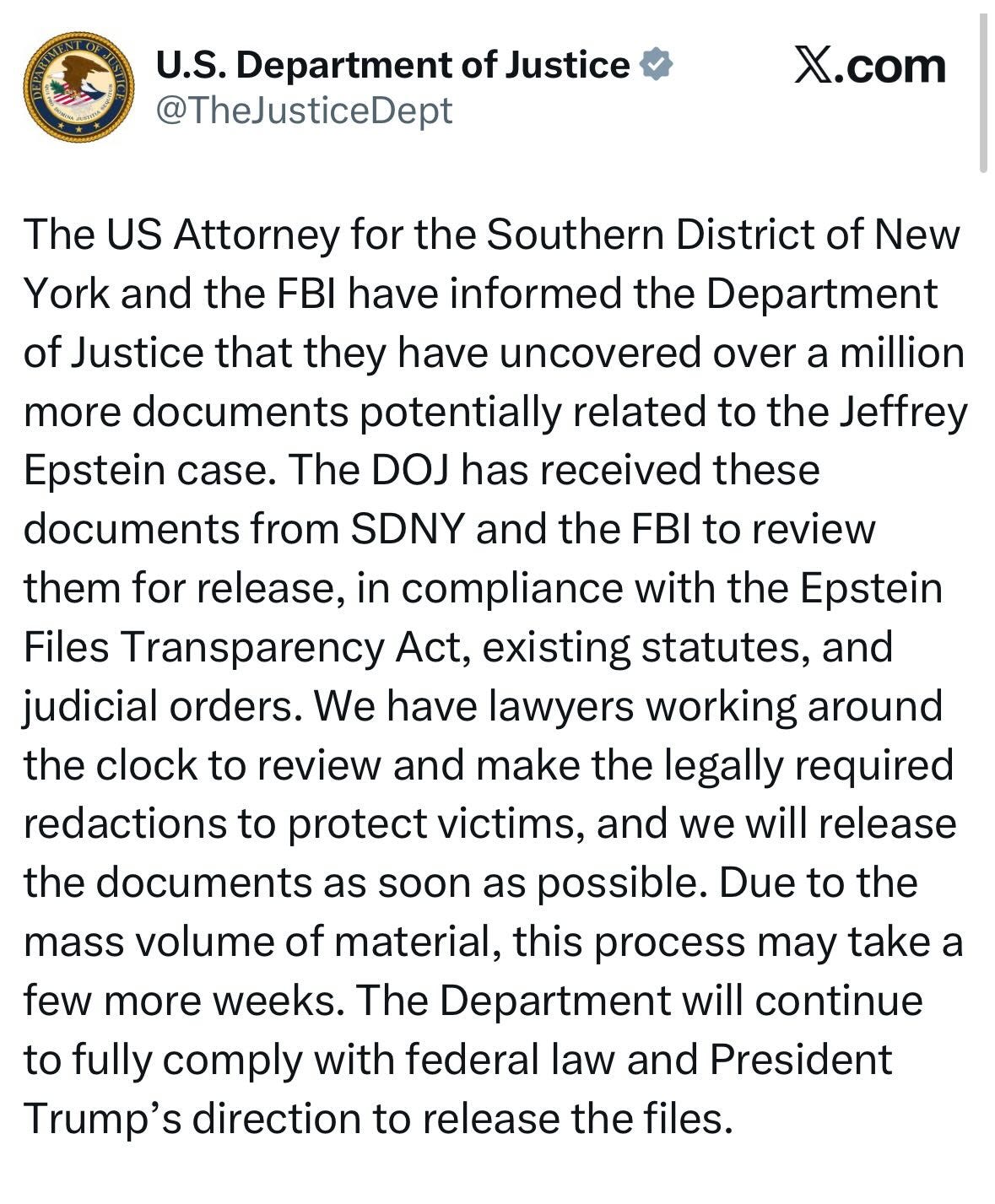 May be a Twitter screenshot of text