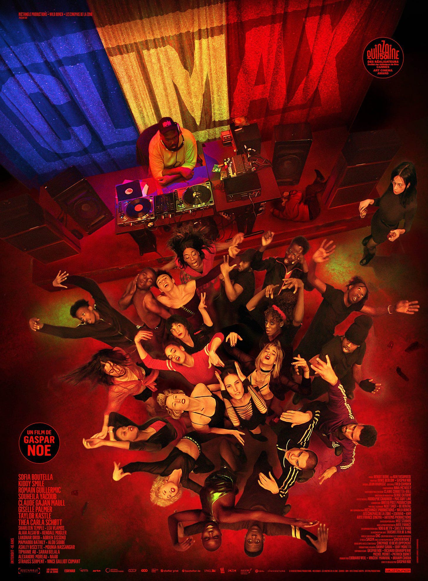 Poster for Gaspar Noé's French musical horror 'Climax' : r/movies