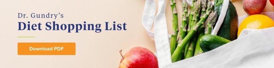 dr gundry shopping list | Gundry MD