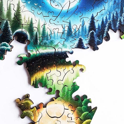 Leogor Nature's Balance Wooden Jigsaw Puzzle