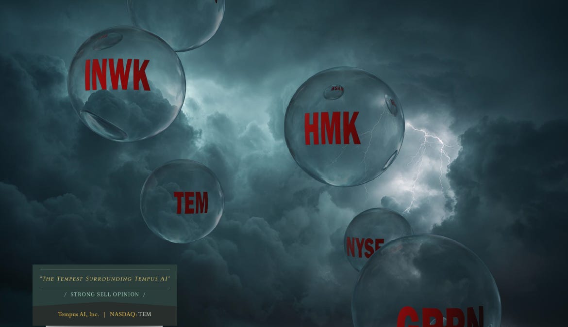 Tempus AI #TEM 的做空報告- 大叔美股筆記Uncle Stock Notes