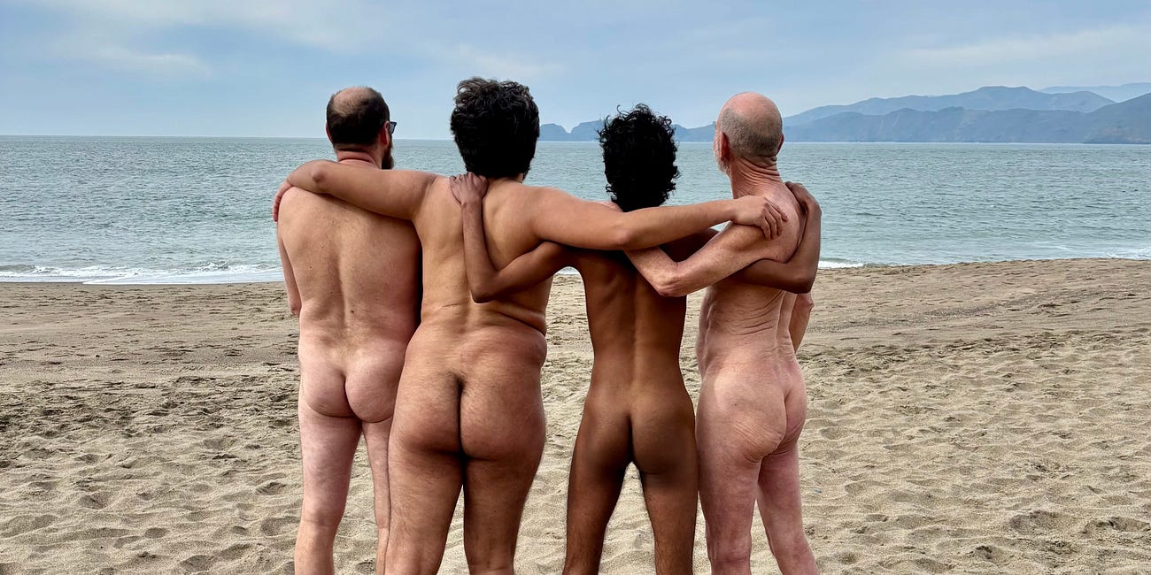 Who do you feel most relaxed being nude around?