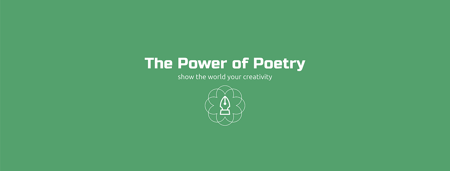 Power of Poetry, paid subscriber, professional poet, unwavering belief, shared vision, showcase poetry, nurture poetic voices, growth opportunity, shine in poetry, Medium publication.