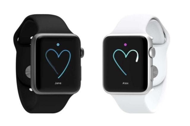Awww, it's Apple Watches in love Awww, it's Apple Watches in love
