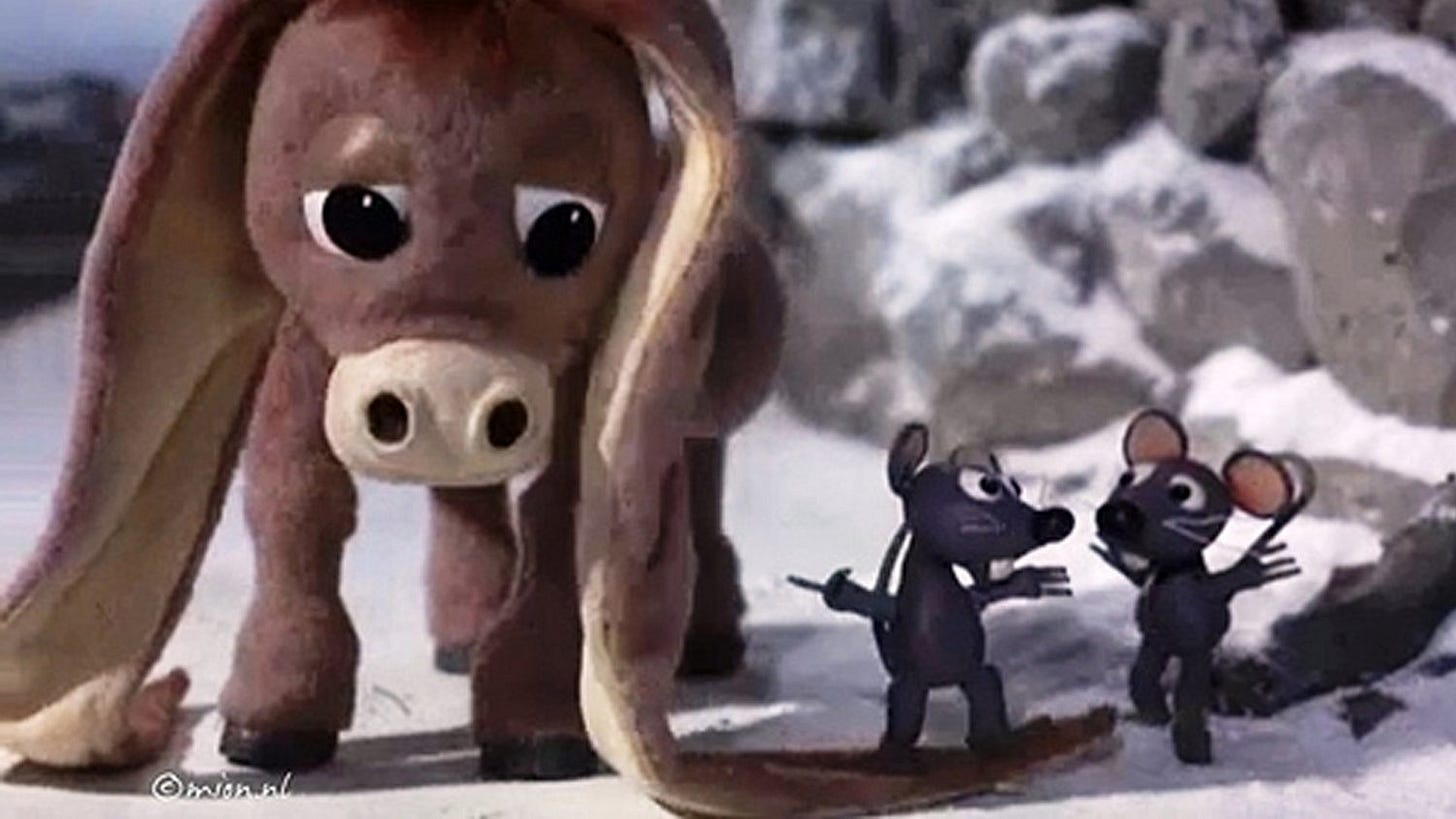 Nestor the Long-Eared Christmas Donkey