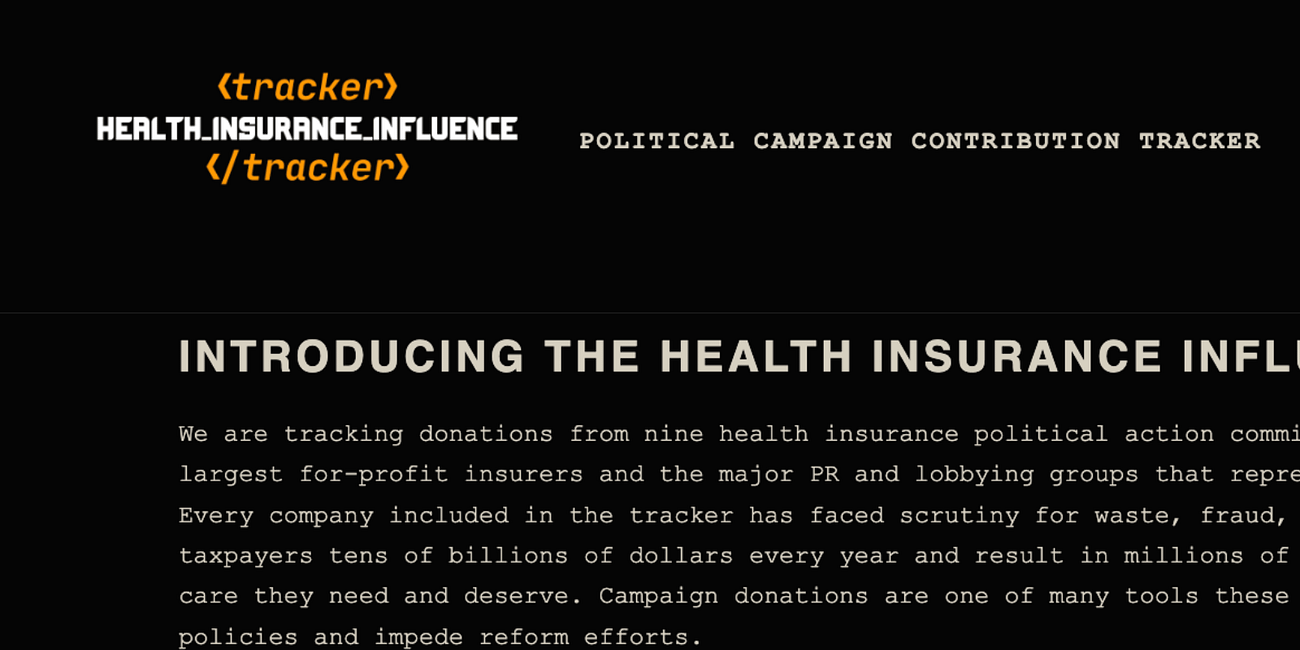 Introducing The Health Insurance Influence Tracker 