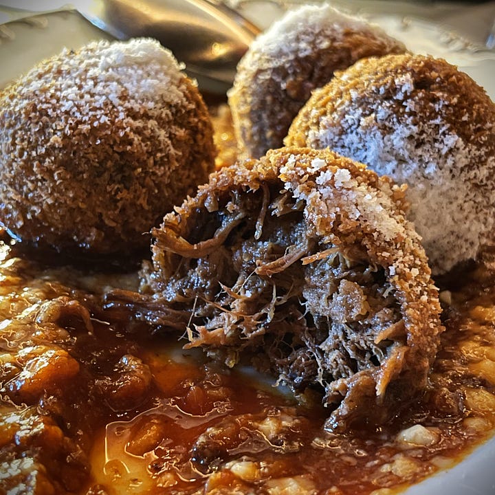 Polpette Di Bollito at Bar Tre Dita in Chicago, IL