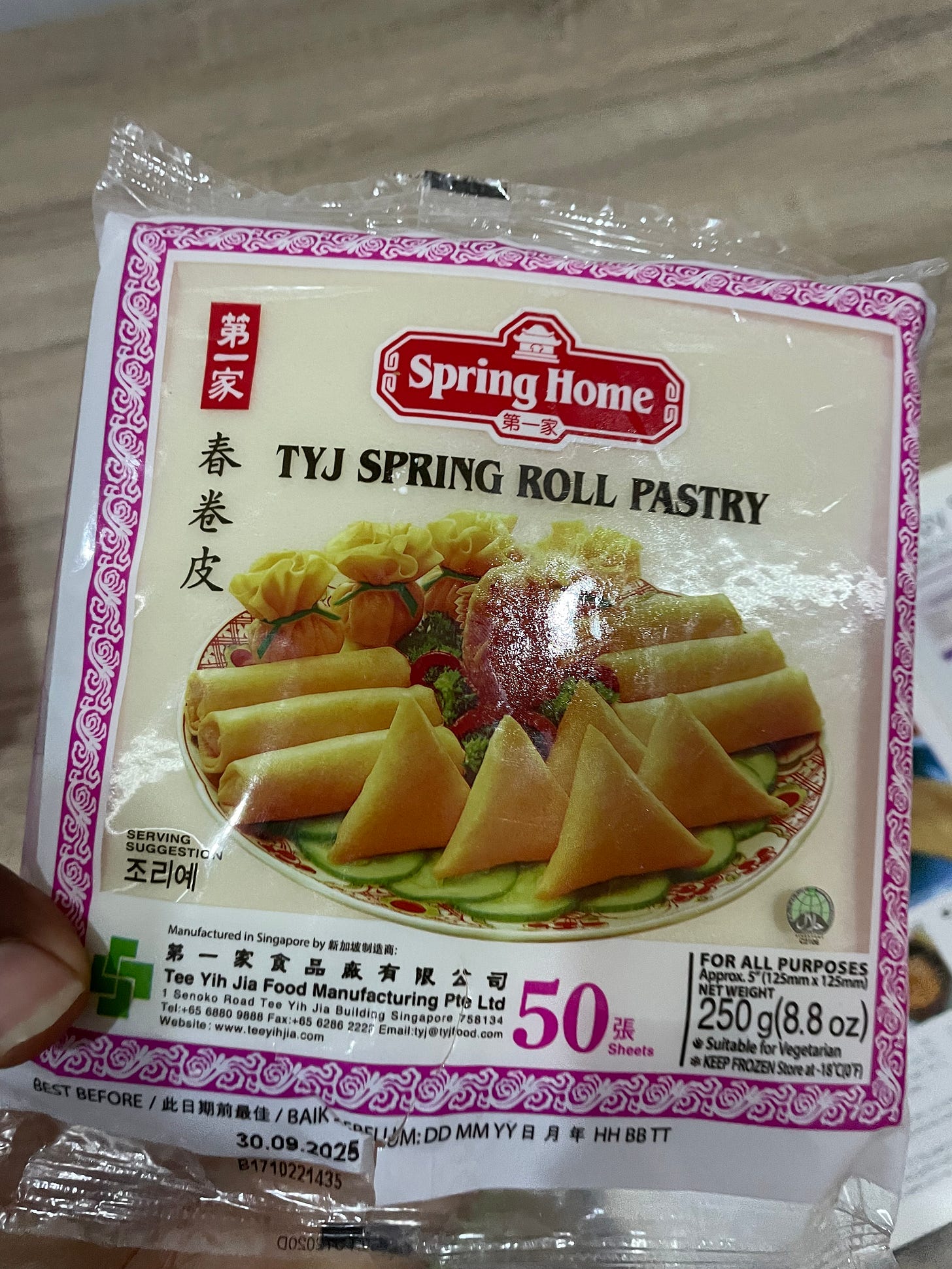 TYJ spring roll pastry