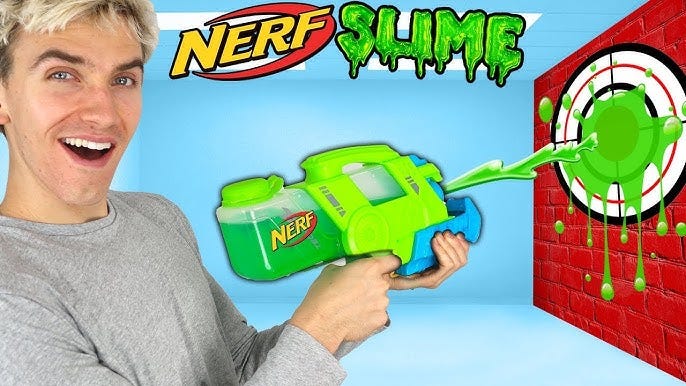 SLIME BLASTING NERF GUN!! (SUPER RARE) - YouTube