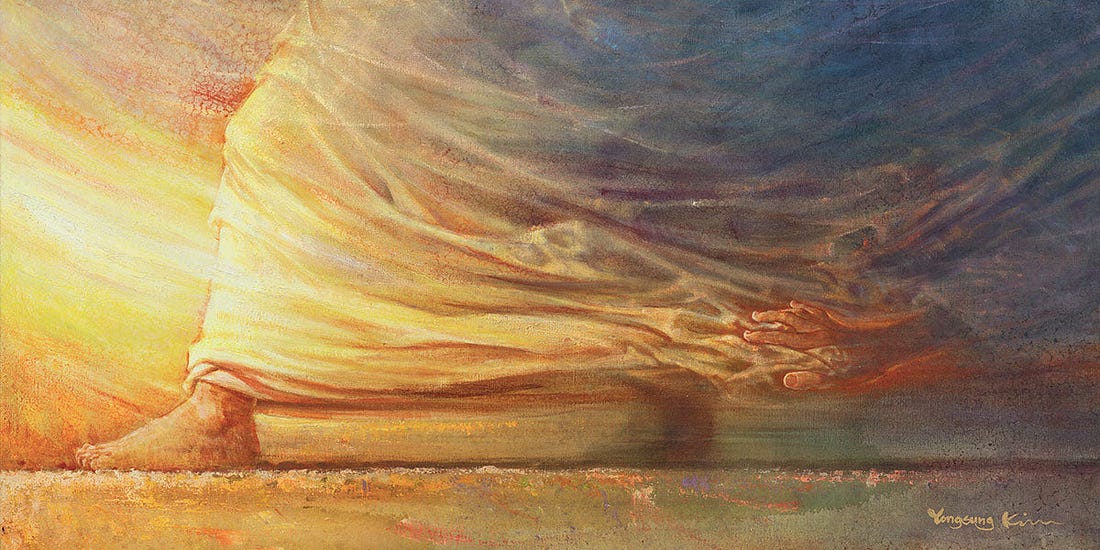 Havenlight Touch of Faith | Official Artwork of Yongsung Kim 10 x 8 Paper Print