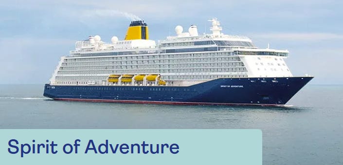 Saga Plc, Spirit of Adventure Cruise Ship
