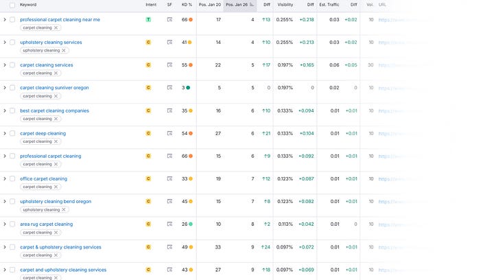 Local SEO Case Study for Cleaning Service