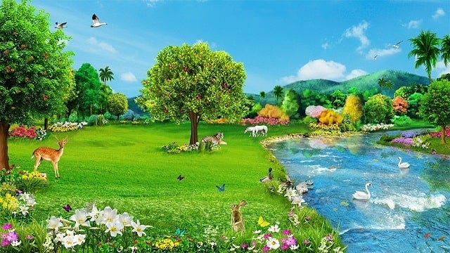 How Can We Humans Return to the Life in the Garden of Eden | by Tuzi M |  Medium
