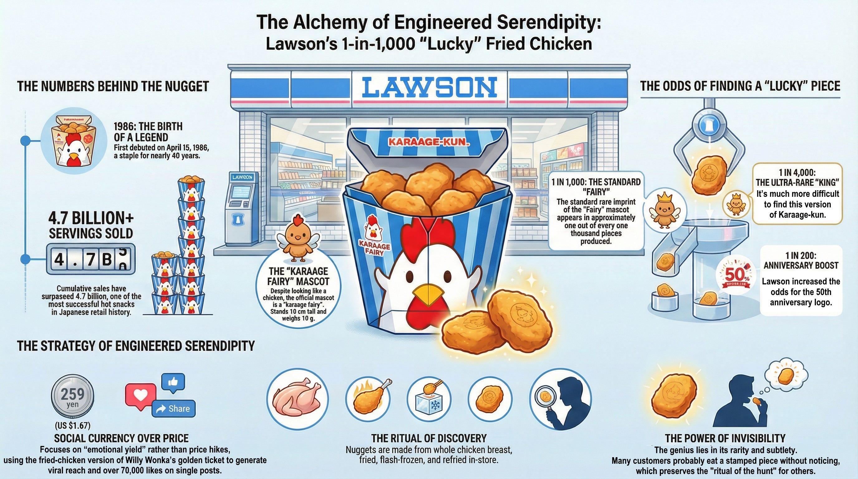 1-in-1,000 Fried Chicken Nugget: How Japanese Convenience Store