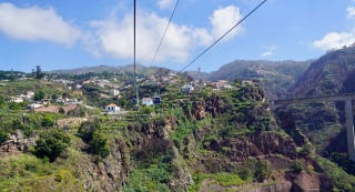 Aerial Tram over Funchal Aerial Tram over Funchal