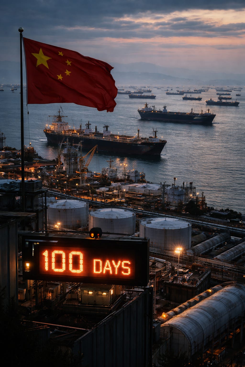 THE 100 DAY CLOCK: WHEN HORMUZ CLOSES AND CHINA RUNS ON INVENTORY ALONE ...