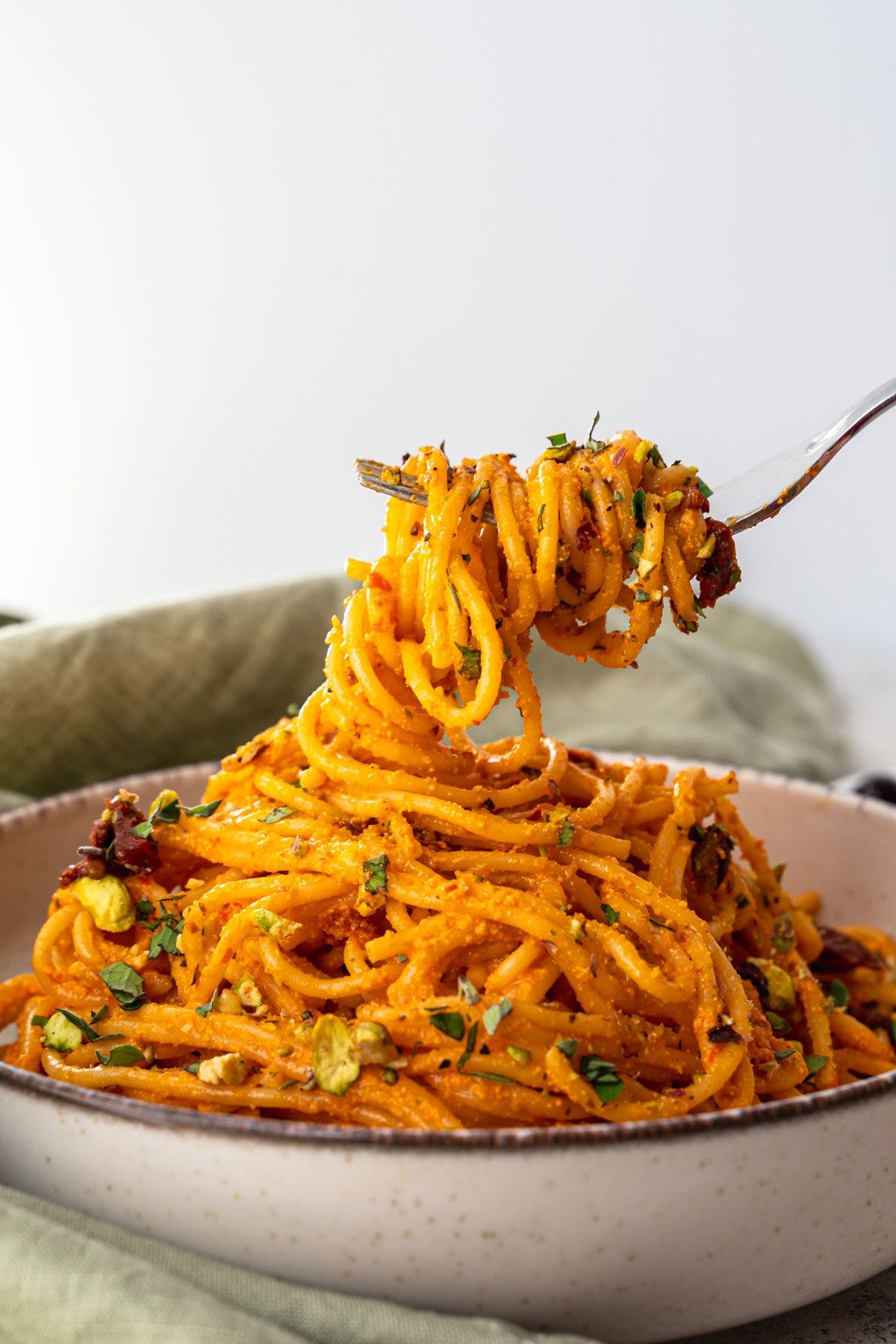 Spicy Vegan Harissa Pasta