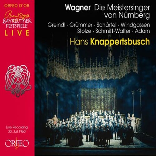 WAGNER, R.: Meistersinger von Nürnberg (Die) [Oper.. - C917154L | Discover  more releases from Orfeo