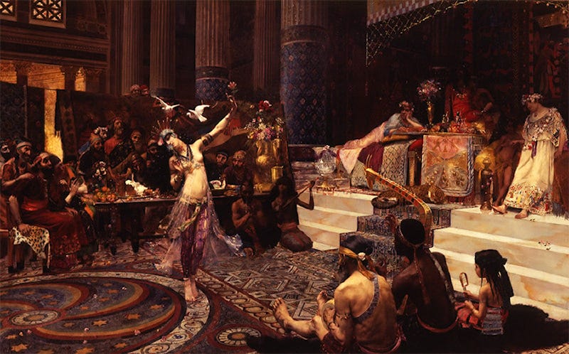 Salome Dancing Before King Herod by Georges Antoine Rochegrosse - Art  Renewal Center