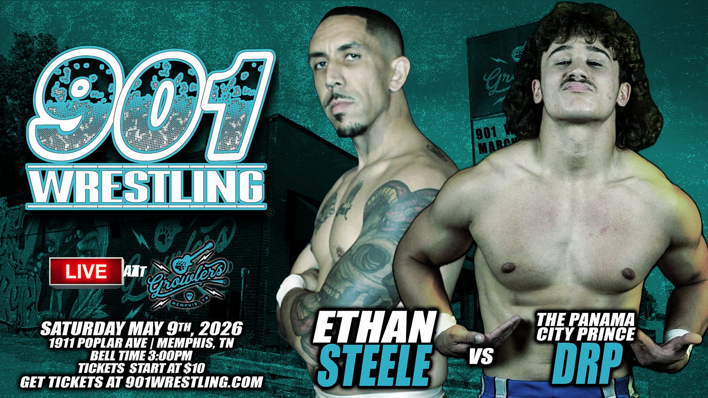Ethan Steel returns to 901 Wrestling vs. DRP