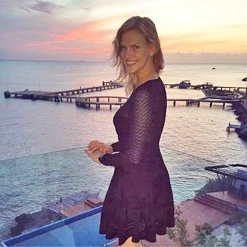 The stunning beauty was once on the books of a New York model agency