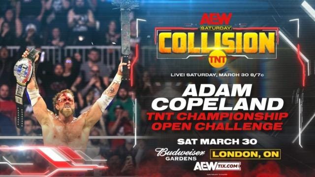 Adam Copeland Open Challenge Graphic