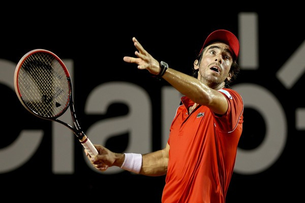 pablo cuevas serving to rafael nadal rio open 2015 pablo cuevas serving to rafael nadal rio open 2015