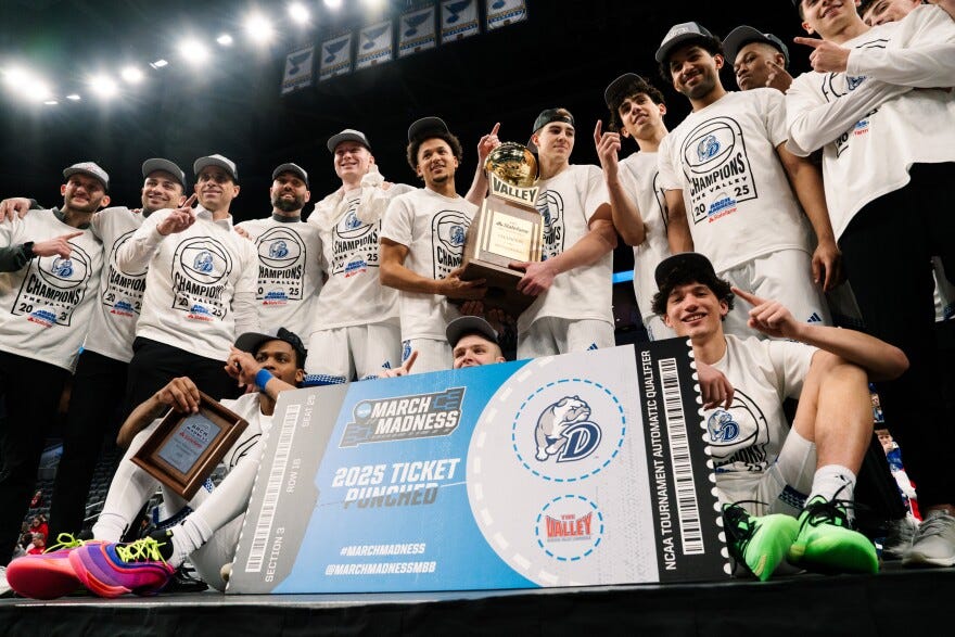 Drake Wins Third Straight MVC Title